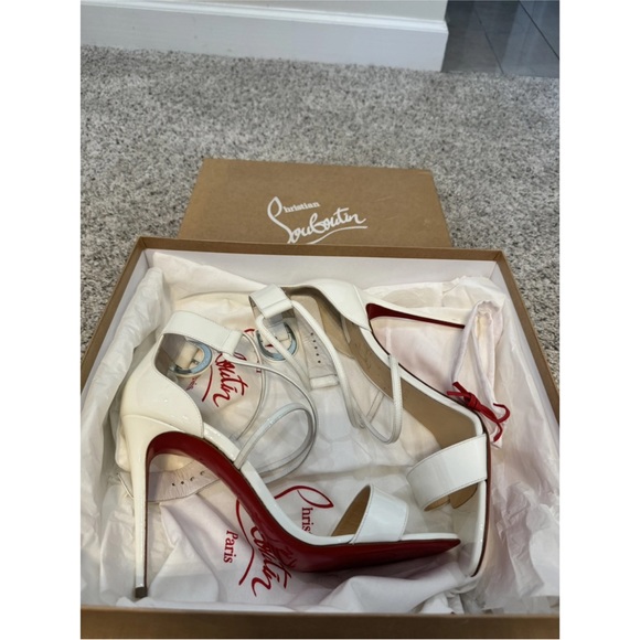 Christian Louboutin Shoes - Christian louboutin white shoes